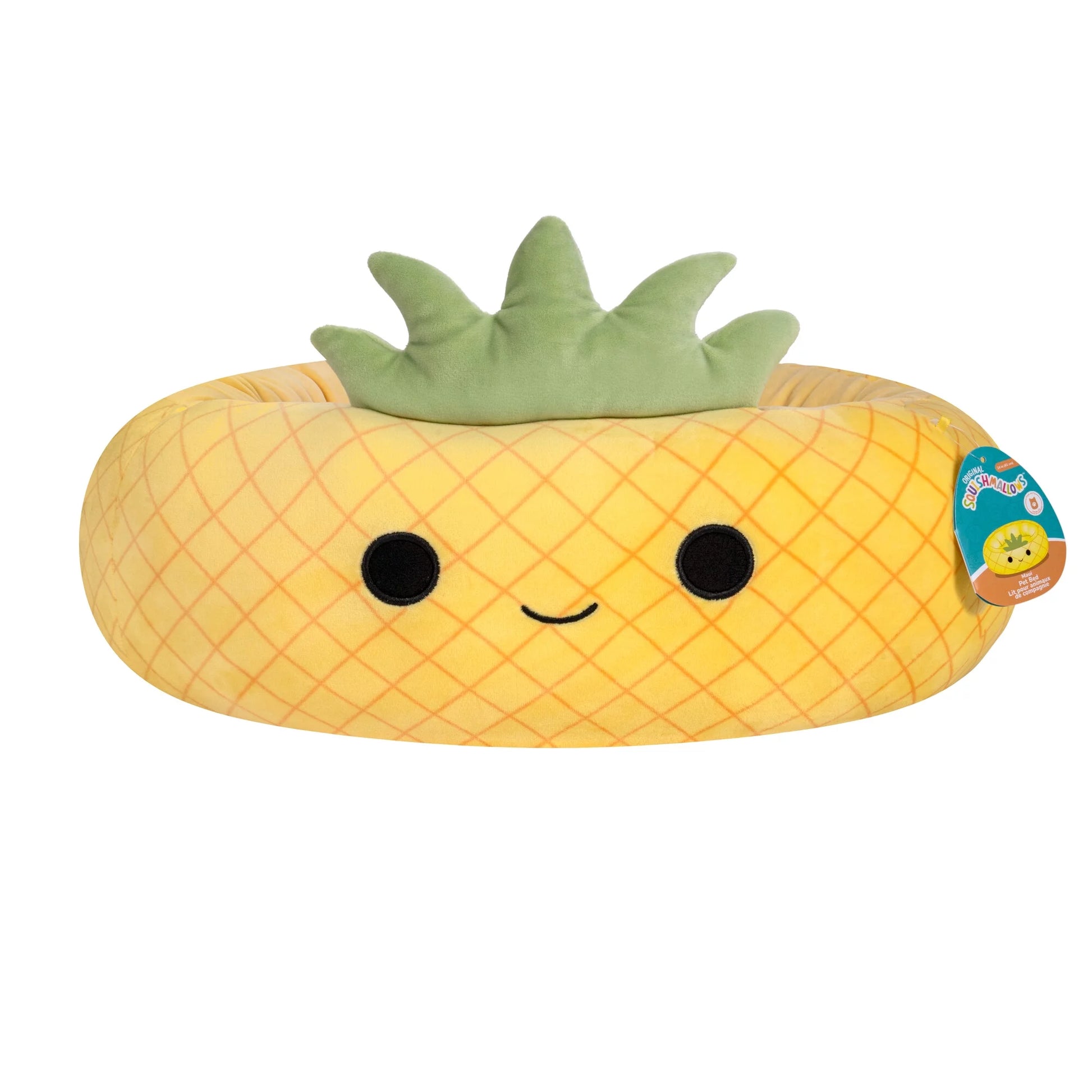 20 Inch Pineapple Pet Bed - Small Ultrasoft Official  Plush Pet Bed