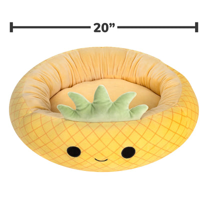 20 Inch Pineapple Pet Bed - Small Ultrasoft Official  Plush Pet Bed