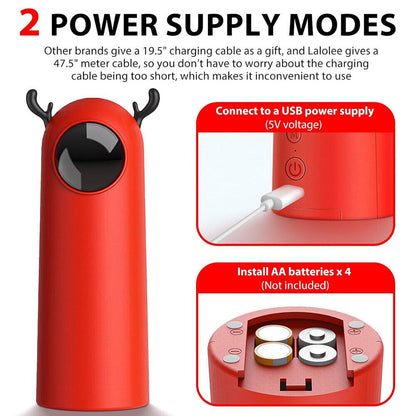 3 Settings Cat Laser Toy Automatic Indoor Motion Activated Interactive Recharge