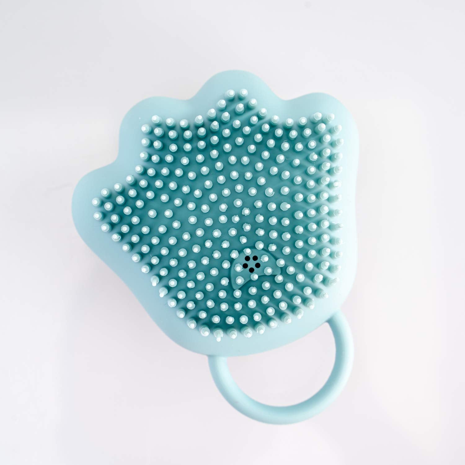 Cat Brush & Small Dog Brush for Shedding Short or Long Hair，Dog Combs for Grooming， Soft Silicone Pet Shampoo Brushes for Washing ，Cat Comb，Massaging Bathing Supplies for Puppy (Blue)