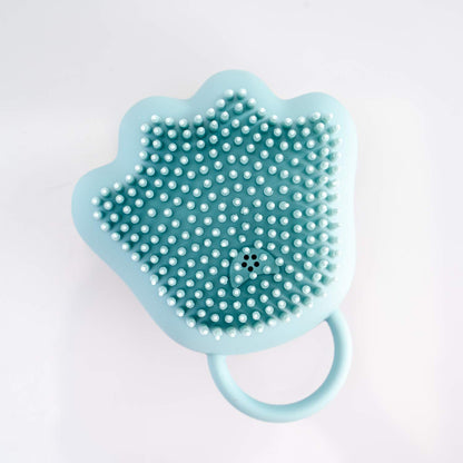 Cat Brush & Small Dog Brush for Shedding Short or Long Hair，Dog Combs for Grooming， Soft Silicone Pet Shampoo Brushes for Washing ，Cat Comb，Massaging Bathing Supplies for Puppy (Blue)