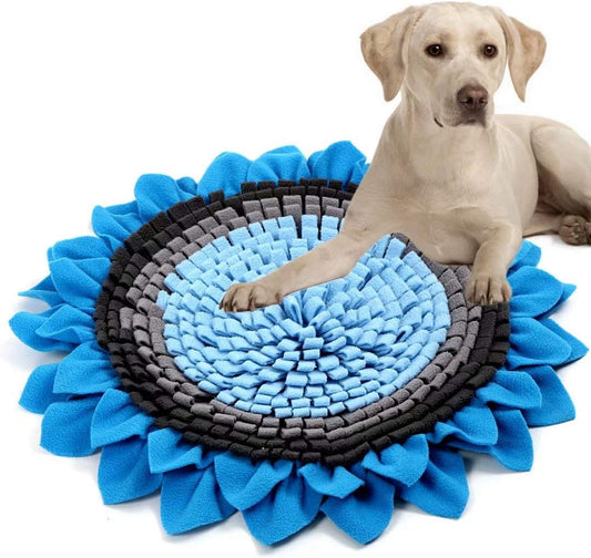 Pet Snuffle Mat for Dogs - Dog Puzzle Toys for Dogs, Interactive Feed Games for Boredom, Cat Treat Puzzle for Indoor Cats Encourage Natural Foraging Skills, Dog Treat Dispenser Stress Relief